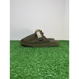 Suicoke Zavo-Cab Slip-On Slippers Olive Size 6